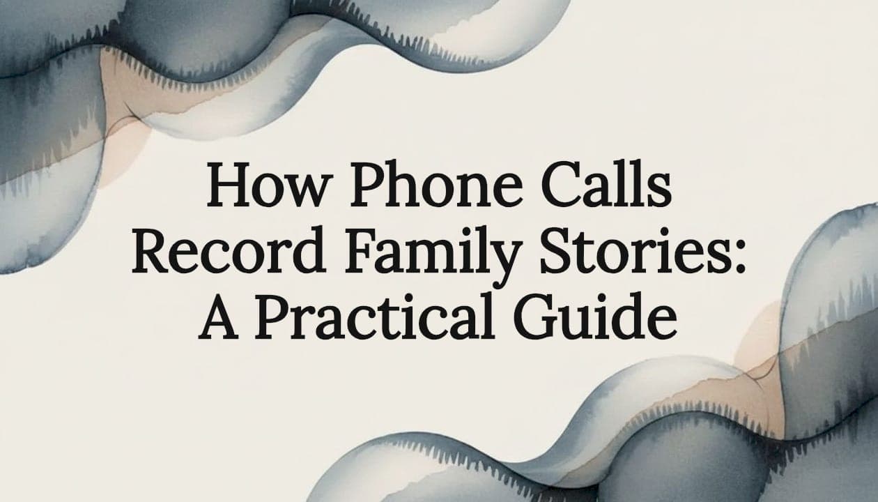 How Phone Calls Record Family Stories: A Practical Guide