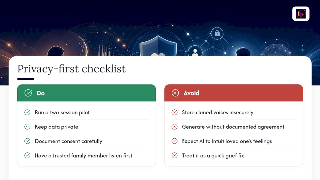 Why a privacy-first approach is the only responsible one — overview diagram