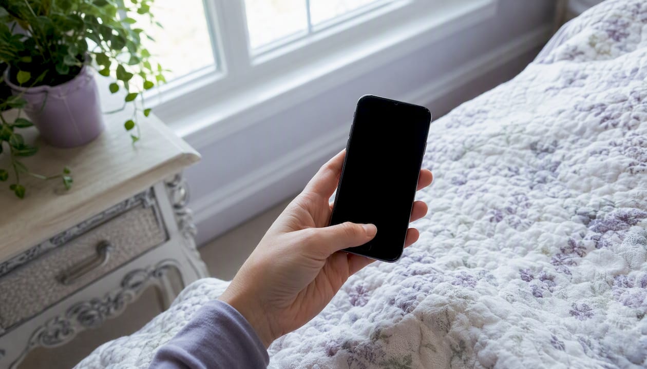Starting voice recording session on smartphone