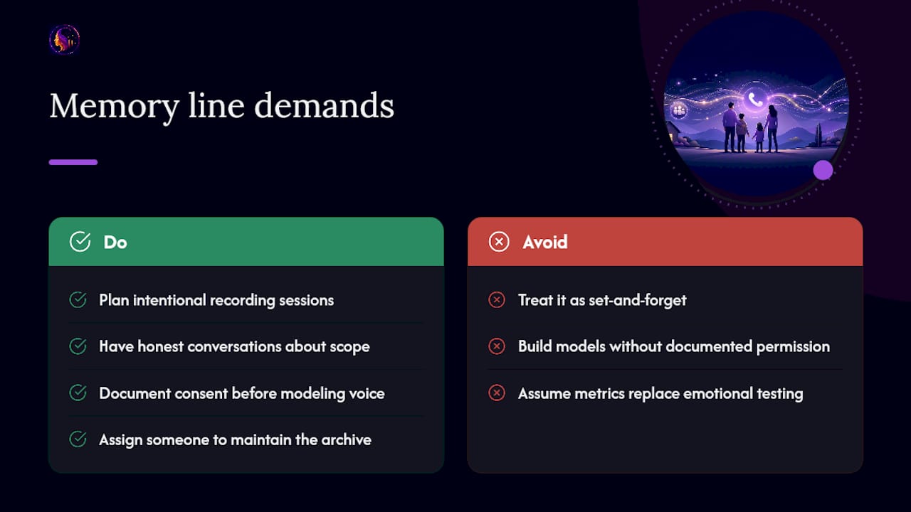 An editorial perspective on what memory lines actually demand of us — overview diagram